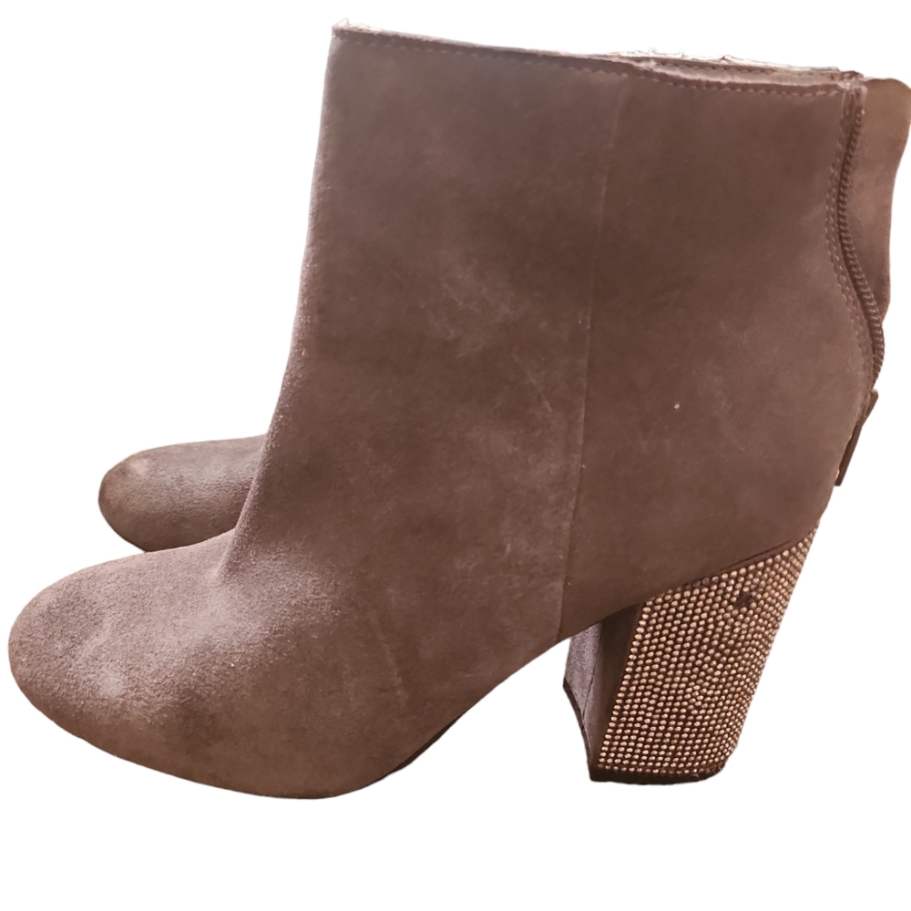 Sze 6Kennth Cole brown heel ankle boots